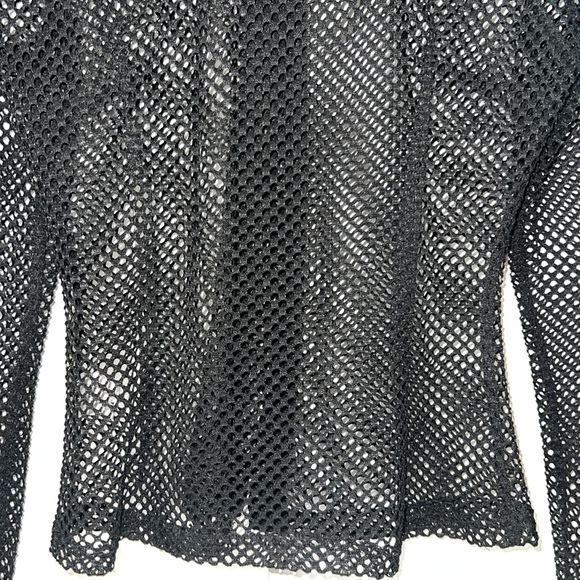 Princess Polly black net button up shirt. NWOT. Size US 4. Perfect condition. - Picture 12 of 13